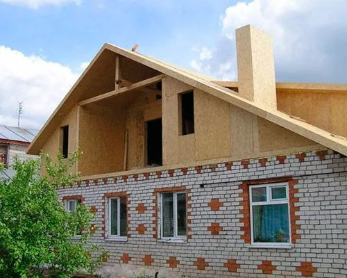 Надстройка второго этажа