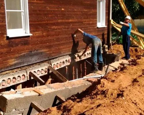 Ремонт фундамента