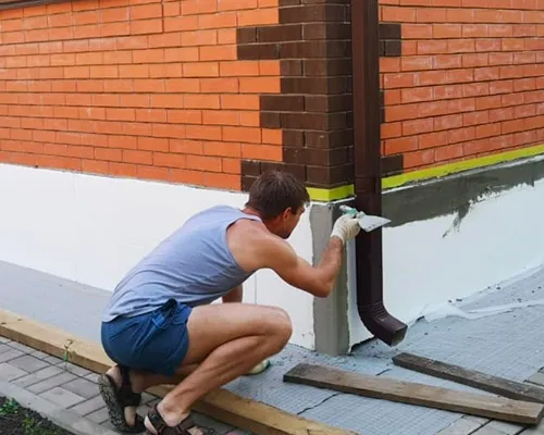 Утепление цоколя, фундамента