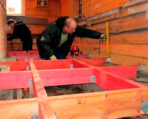 Замена полов в доме